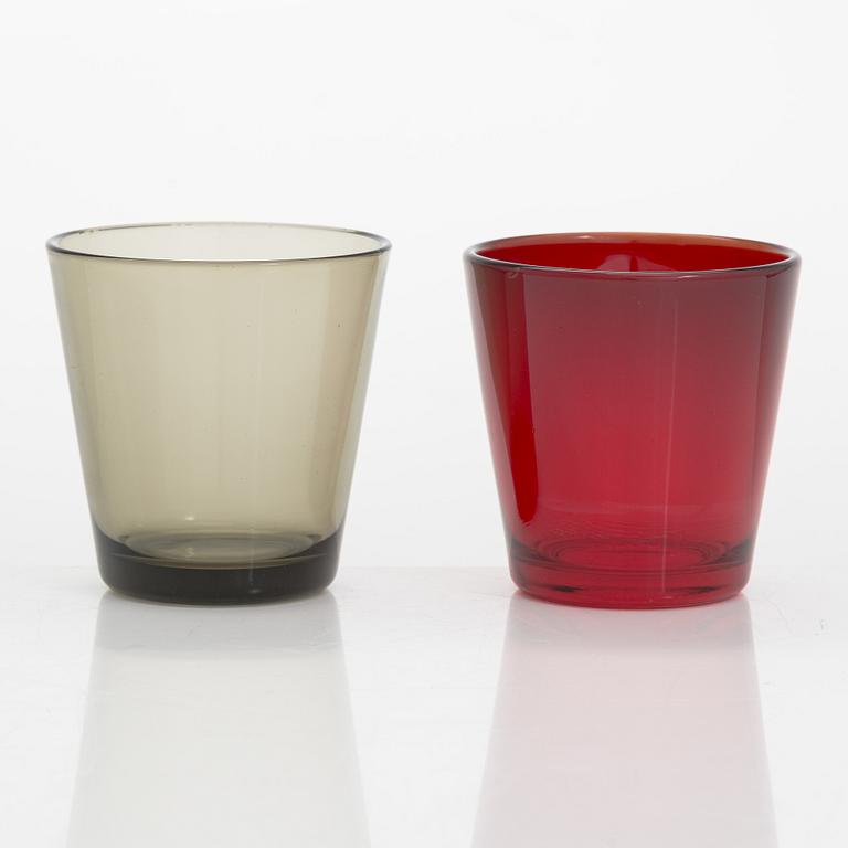 Kaj Franck, dricksglas, 11 st, "Kartio" 5027, originalförpackningar, Nuutajärvi, 1900-talets mitt.