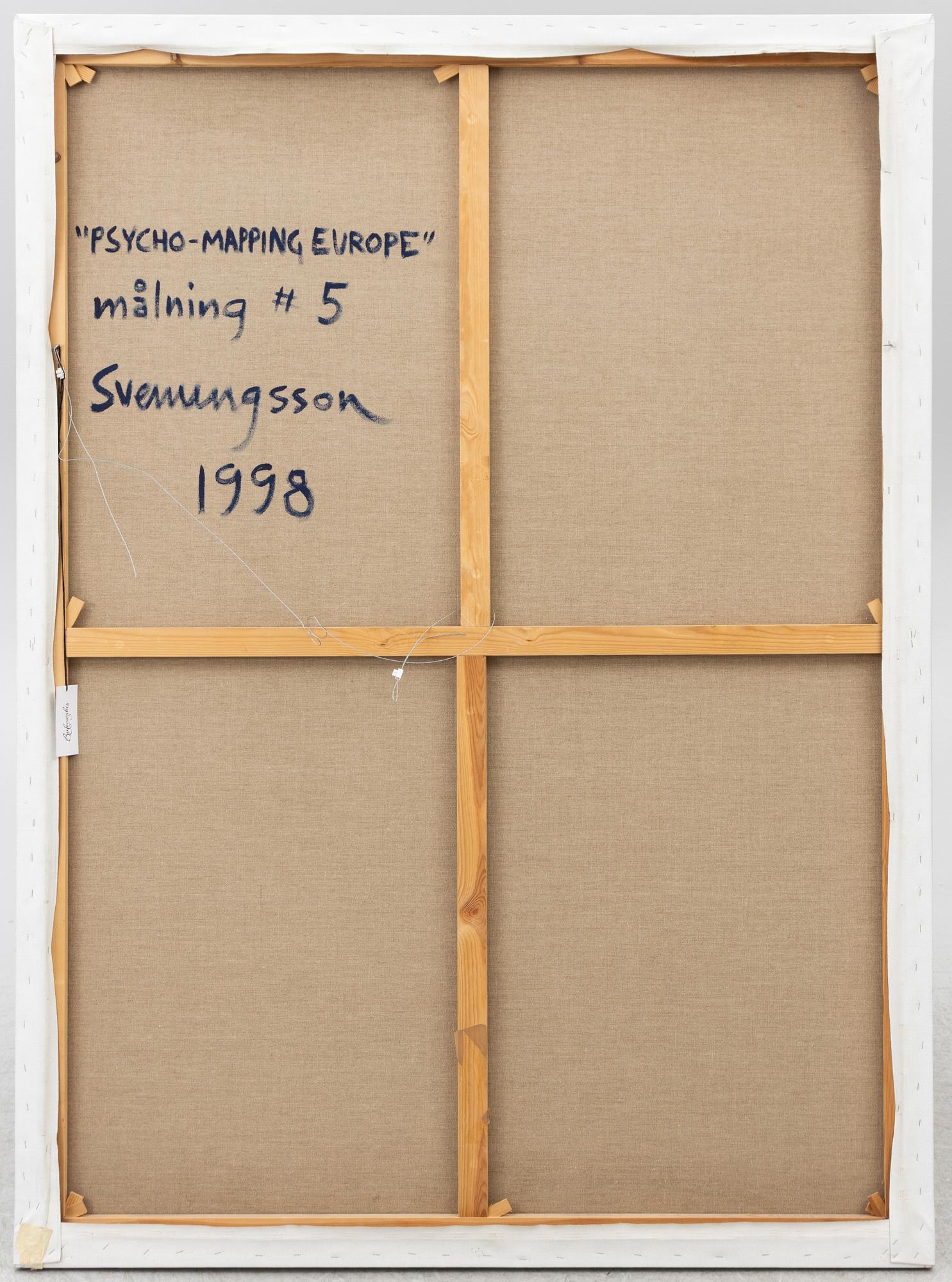 Jan Svenungsson, "Psycho-Mapping Europe #5".