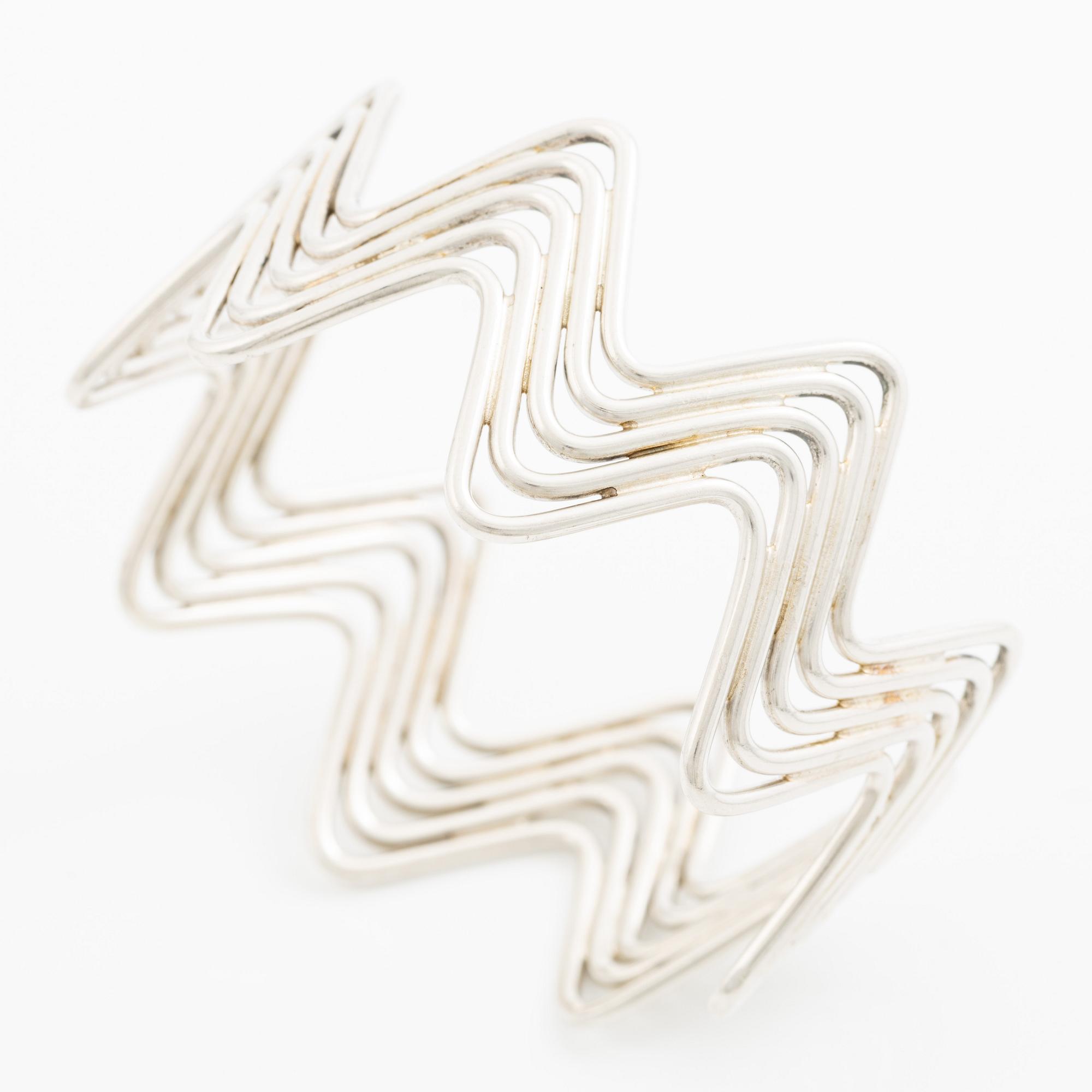 Bent Knudsen, armring, silver, ca 1960-tal.