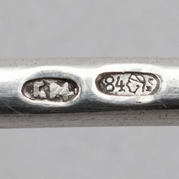 SKED, silver, kontrollstämplar Ivan Lebedinkin, (Иван Лебедкин) Moskva 1898-1914. Vikt ca 65,2 g.
