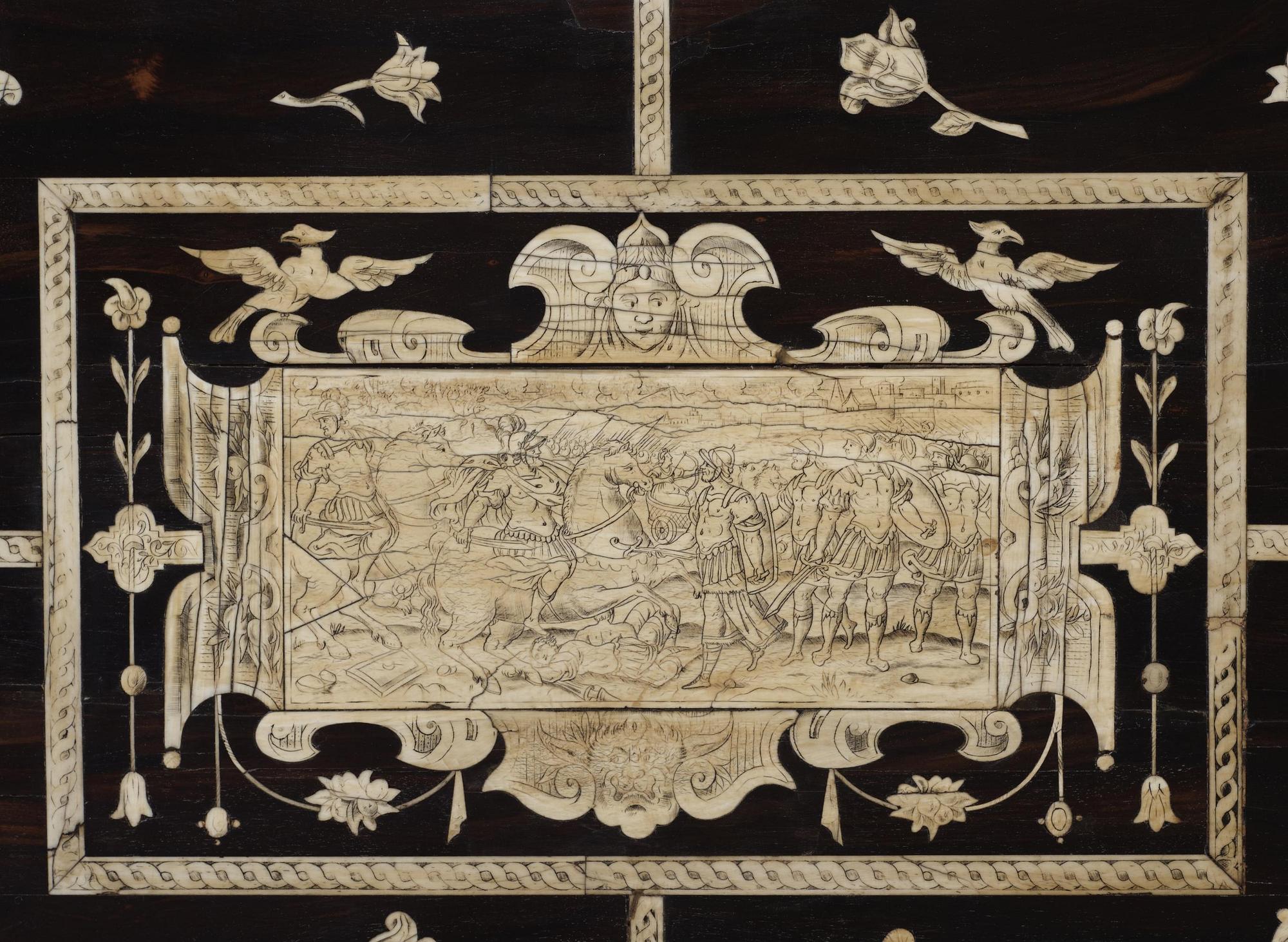 KABINETTSKÅP. Barock, 1600-1700-tal.