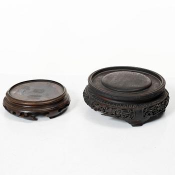 Parti, träställ, sju stycken, Qingdynastin.