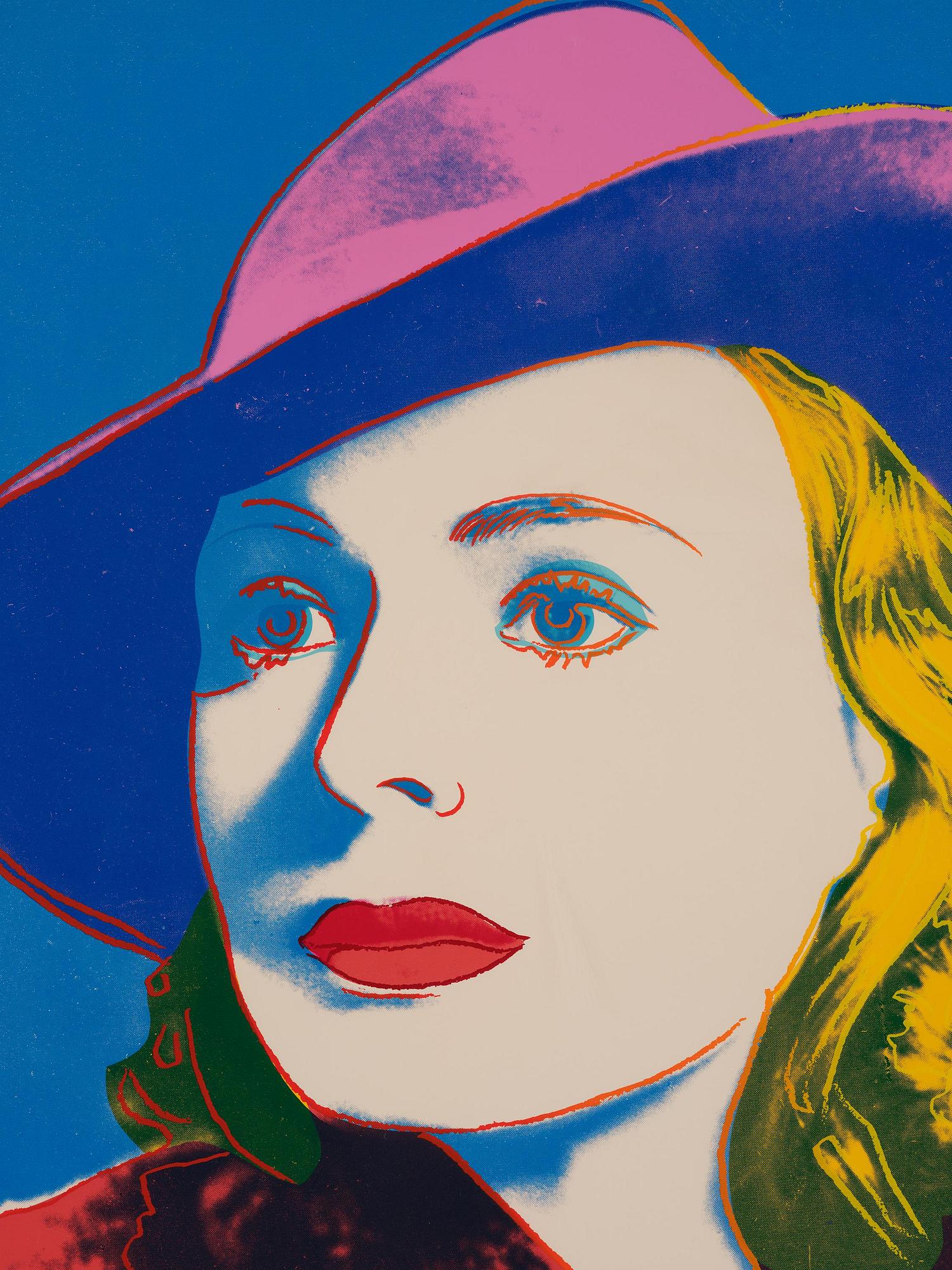 Andy Warhol, "With Hat", from: "Ingrid Bergman".