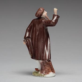 A Swedish Marieberg soft paste figure, 18th Century.