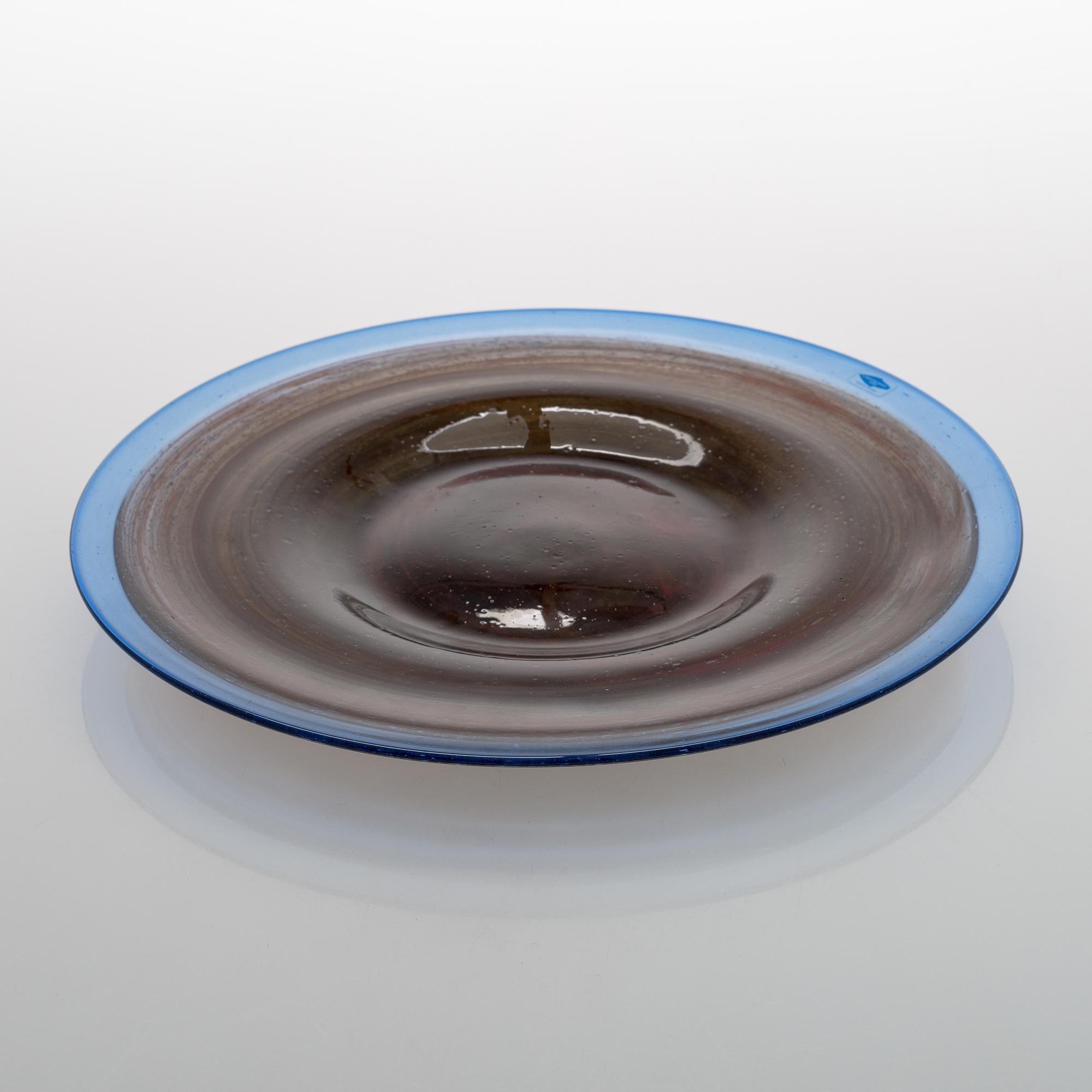 Oiva Toikka, Fat, glas, signerad Oiva Toikka Nuutajärvi Notsjö.