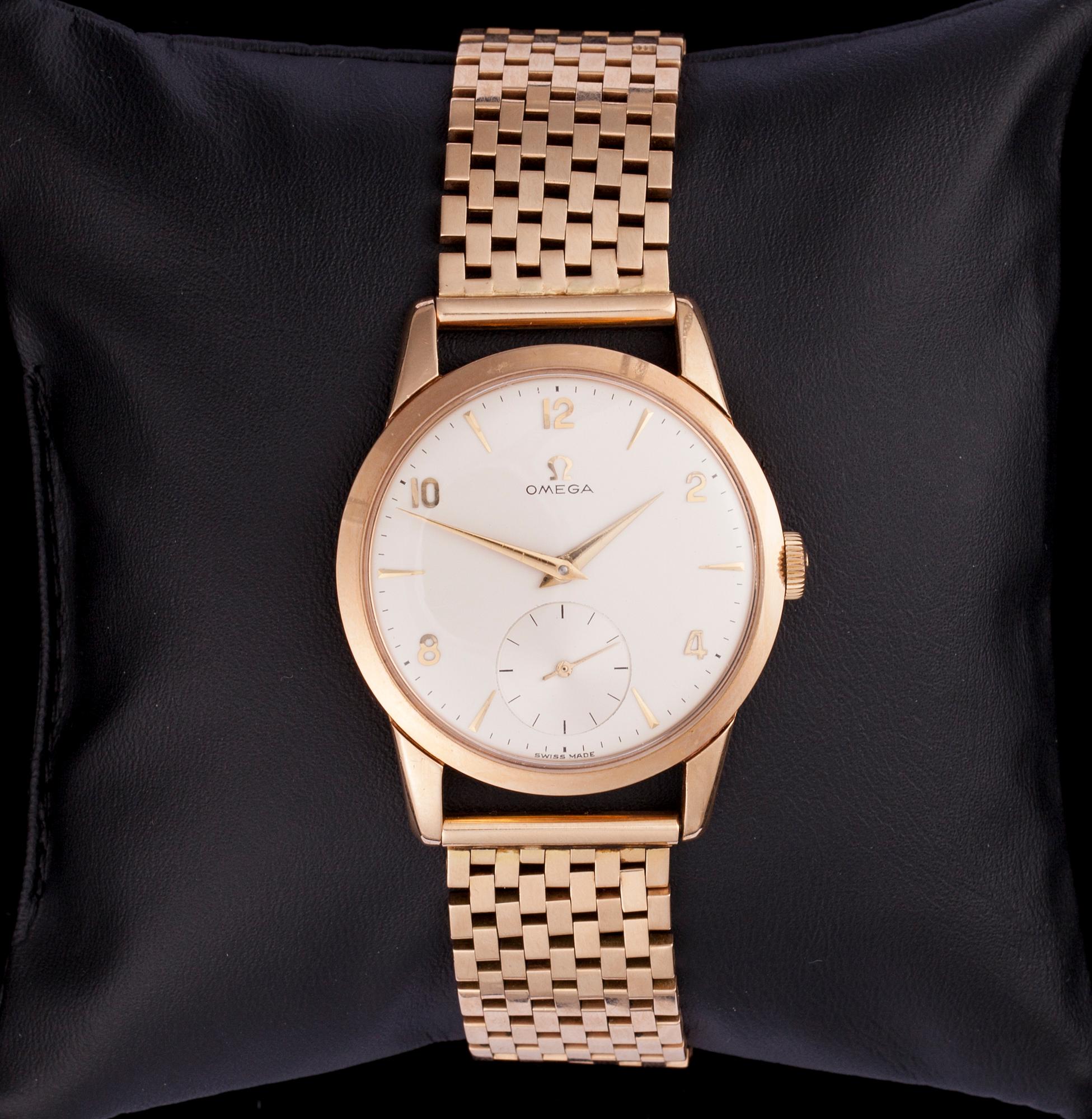 ARMBANDSUR, herr, guld 14 K, Omega 1960-tal.