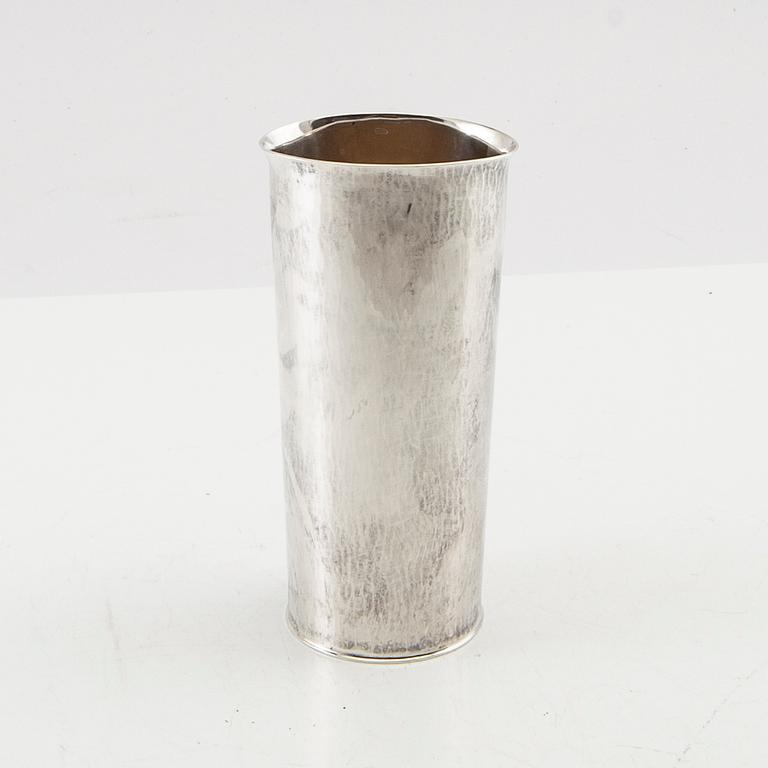 Sigurd Persson, silver vase, Stockholm 1978.