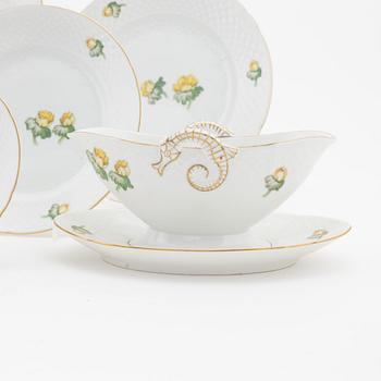 A 68-piece, partly 'Erantus', porcelain service from Bing & Grøndahl, Denmark.