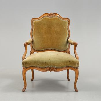 A Louis XV 18th century armchair.