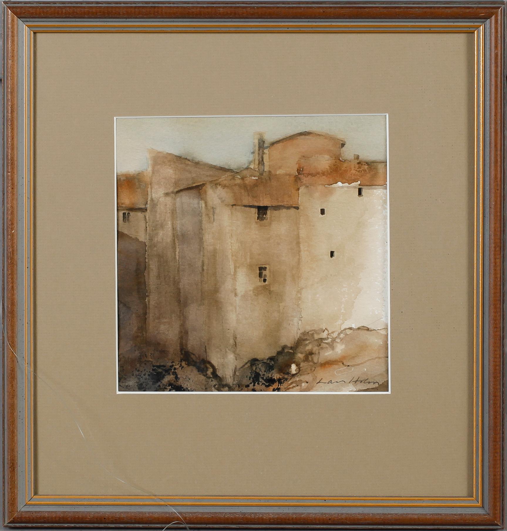 LARS HOLM, 2 st, akvareller, signerade.