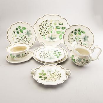 Arthur Percy, a 56-piece creamware dinner service 'Christina', Gefle.