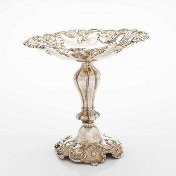 Uppsatsskål, silver, Sverige, 1852.