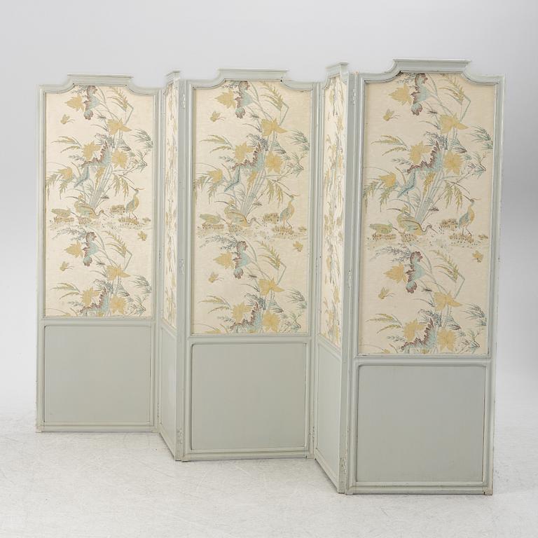 Vikskärm, gustaviansk stil, 1900-tal.