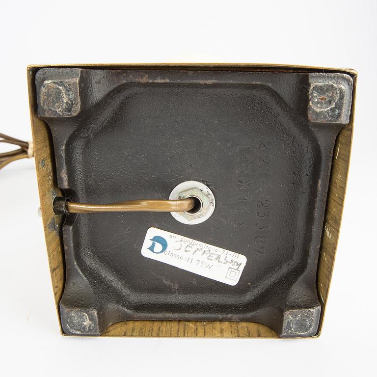 Bordslampor ett par "Jennins" Maison Le Dauphin Frankrike sent 1900-tal.