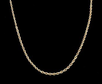 HALSKEDJA, Cordell, 18k guld. Vikt 4,6g.