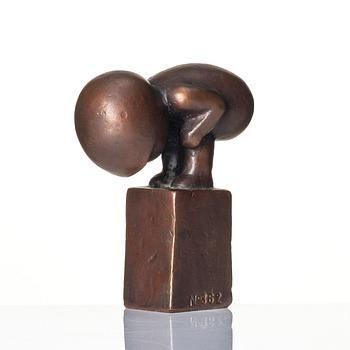 Lisa Larson, a bronze sculpture, "Myran", Scandia Present, circa 1978, no 362.