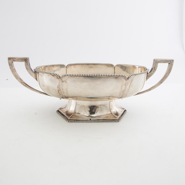 Jardinière silver Swedish import marks first half of the 20th century.