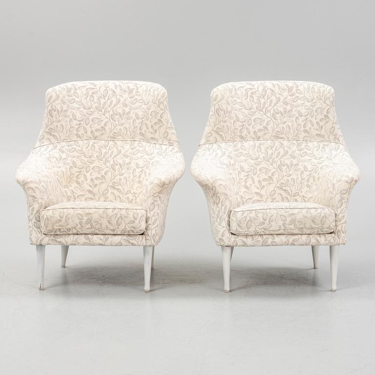 Kerstin Hörlin-Holmquist, a pair of armchairs, from the series "Paradiset", Nordiska Kompaniet.