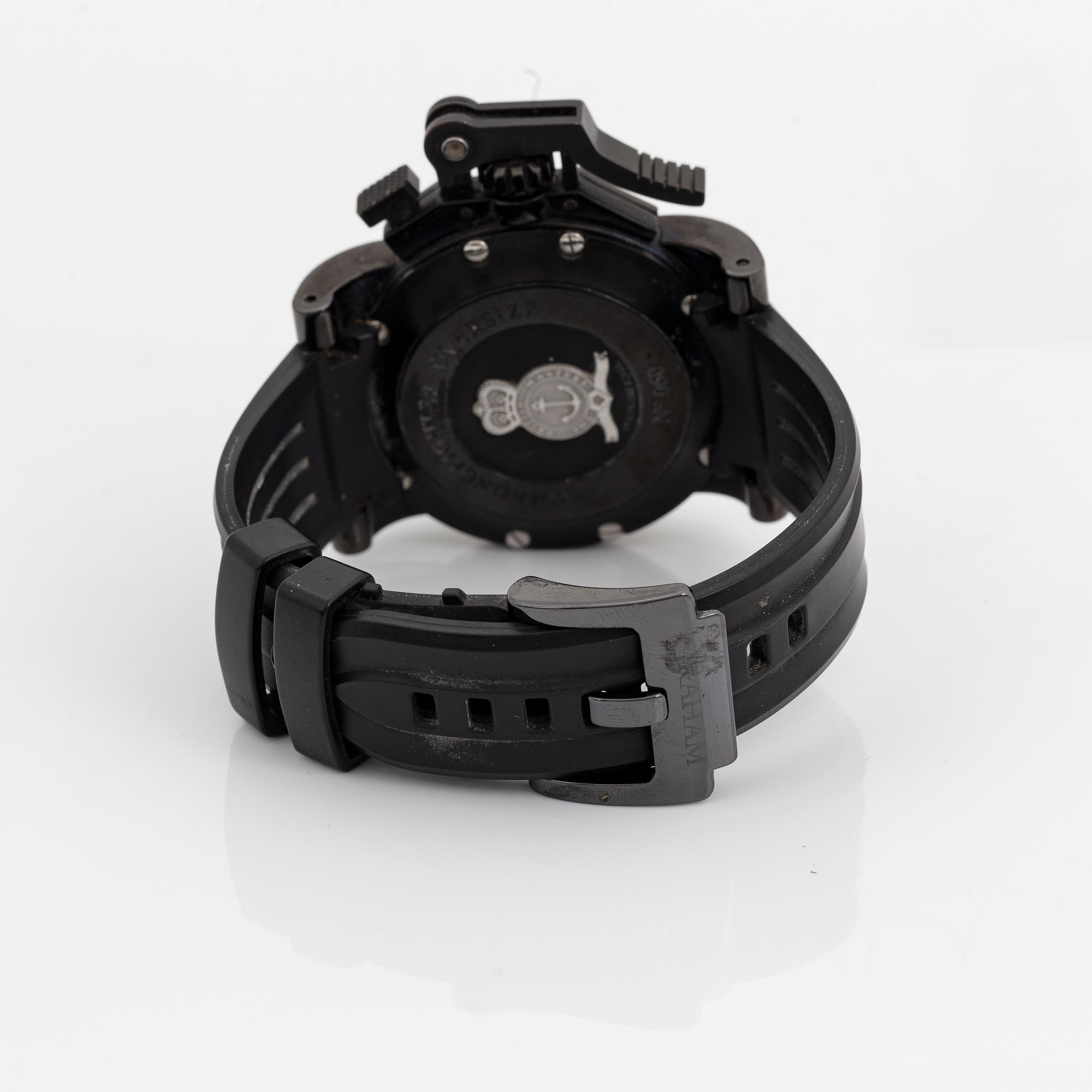 Graham, Chronofighter Oversize, Diver, chronograph, wristwatch, 47 mm.