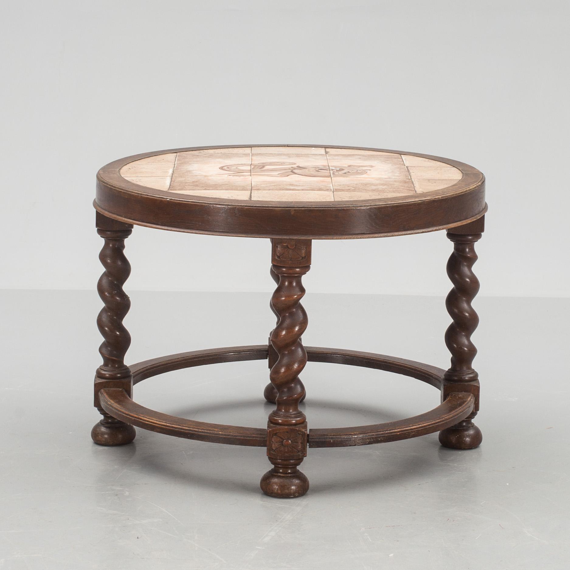 SOFFBORD, barockstil, 1900-tal.