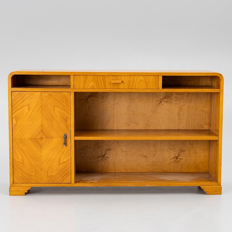 A bookcase with cabinet, Sweden, 1930s/40s.