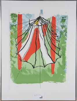 FOGELQUIST, JÖRGEN. Färglitografi, sign o numr 11/285.