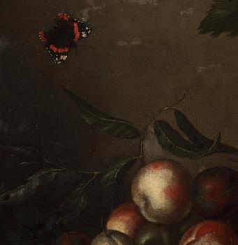 Gillis Gillisz. de Bergh, Still Life with Fruits and Butterfly.