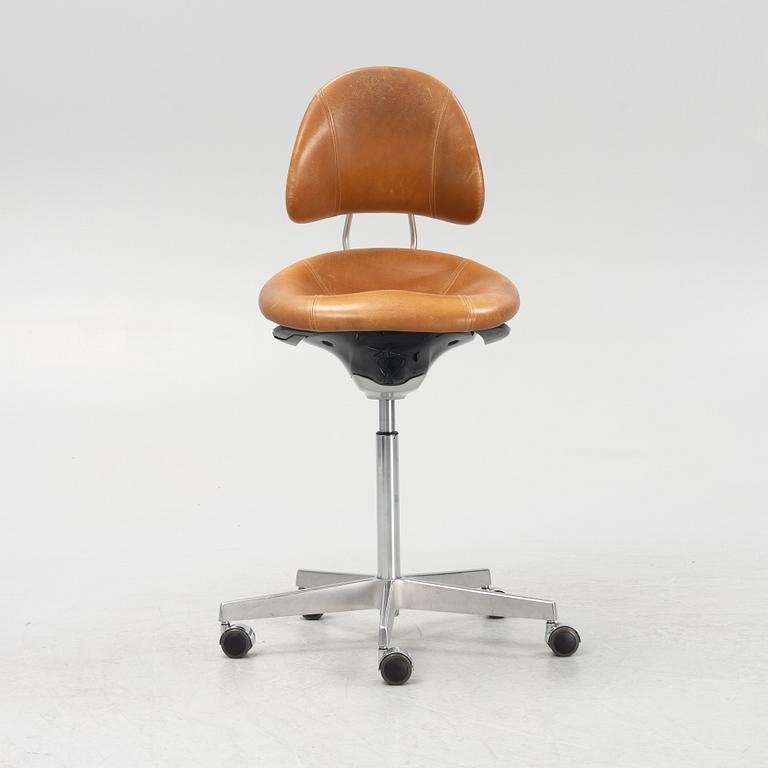 Bruno Mathsson, an office chair, "Saga", second half of the 20th century.