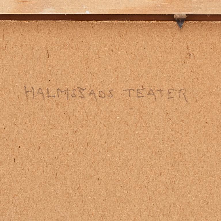 Axel Olson, Sketch for the theater in Halmstad.