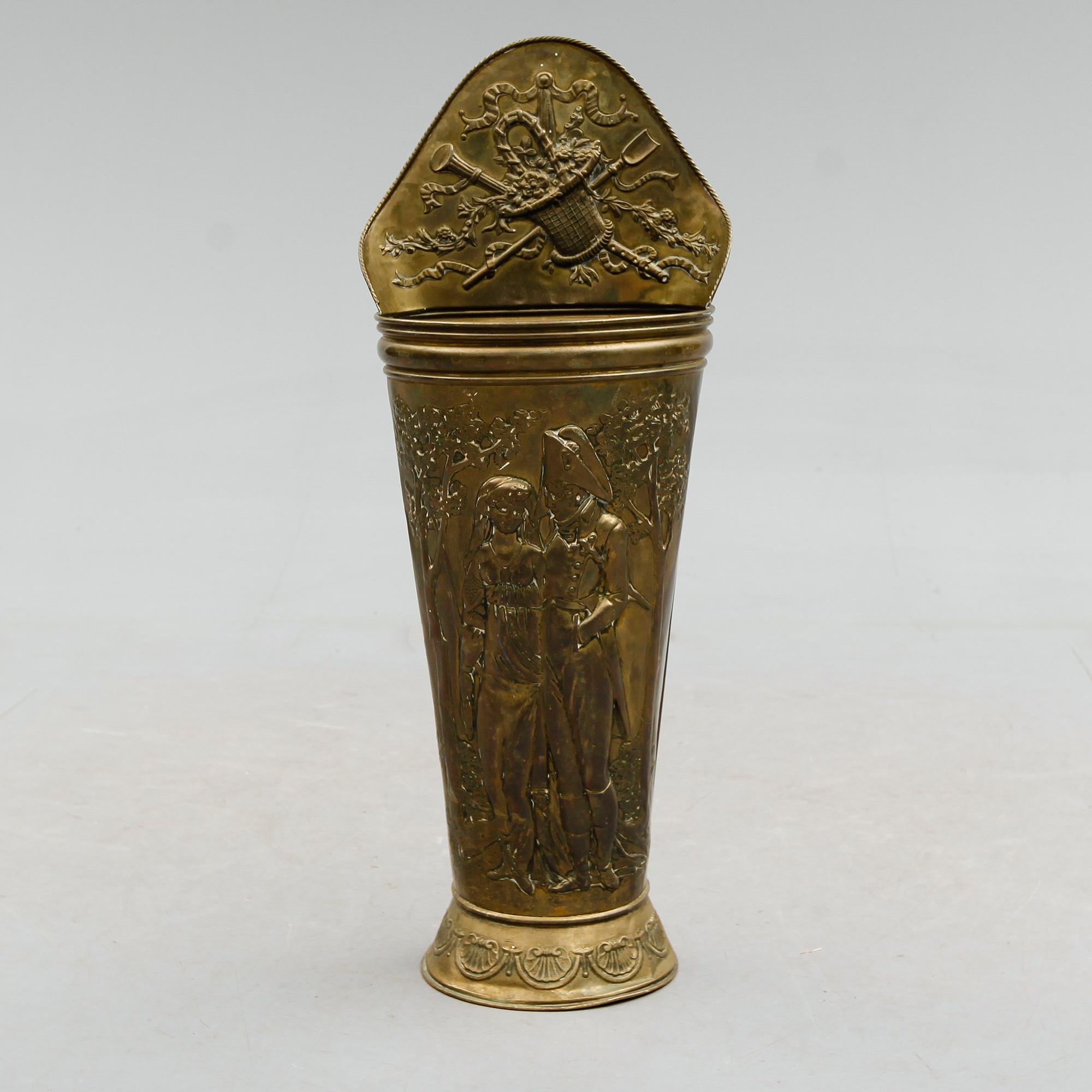 PARAPLYSTÄLL, mässing, 1800-talets andra hälft.