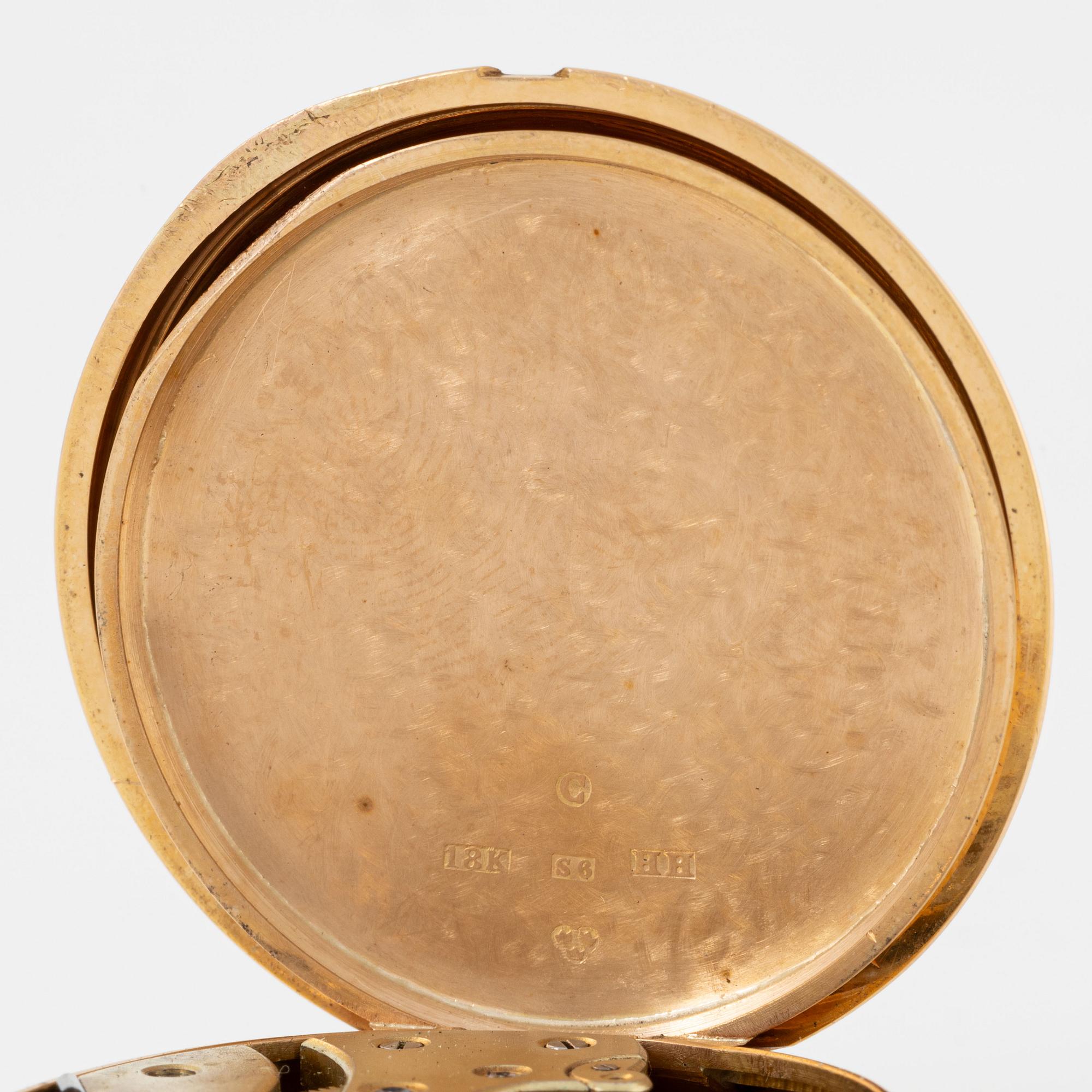 Halda, pocket watch, 40 mm.