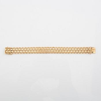 Armband X-länk 18K guld, M.K:S Guldsmedsatelier Stockholm 1960.