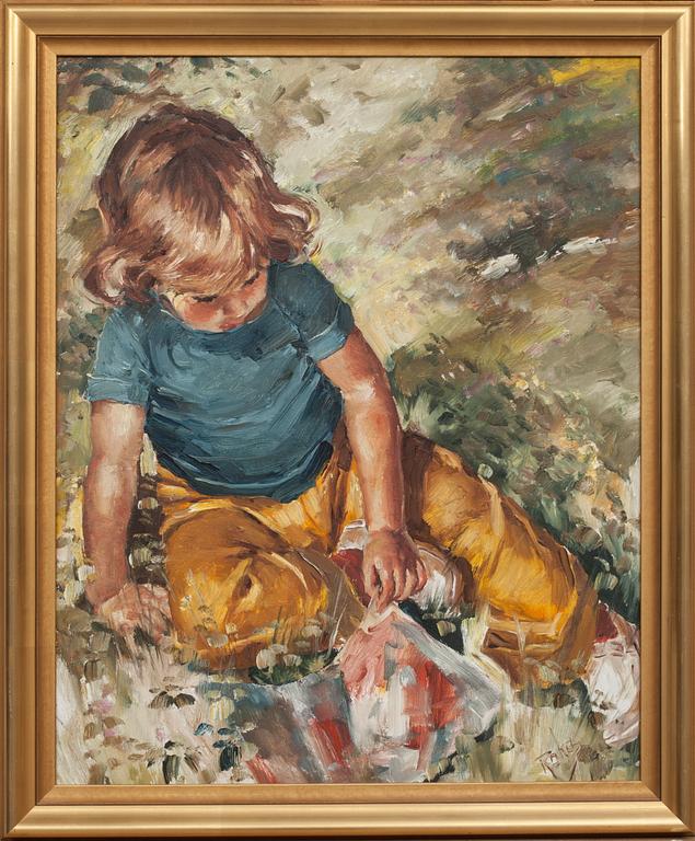 CHARLES ROKA, olja på duk, signerad.