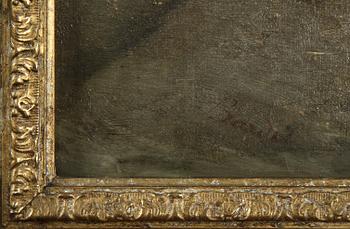 OKÄND KONSTNÄR, olja på duk, sign Bardot?, 1800/1900-tal.