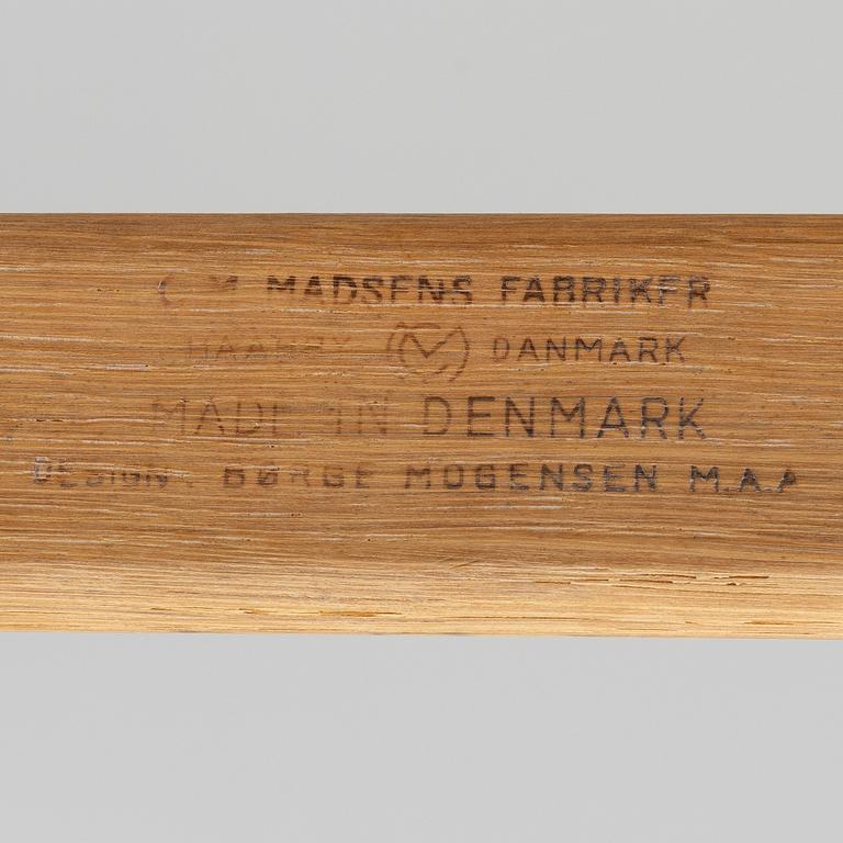 Børge Mogensen, a set of four model "BM1" chairs, C.M. Madsens Fabrikker, Denmark, second half of the 20th century.
