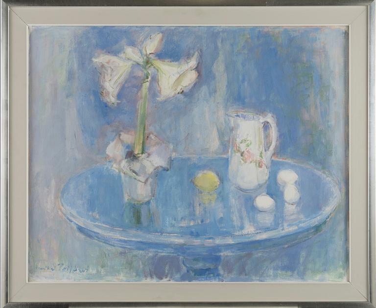 Annikki Poijärvi, 'Still Life in Blue'.