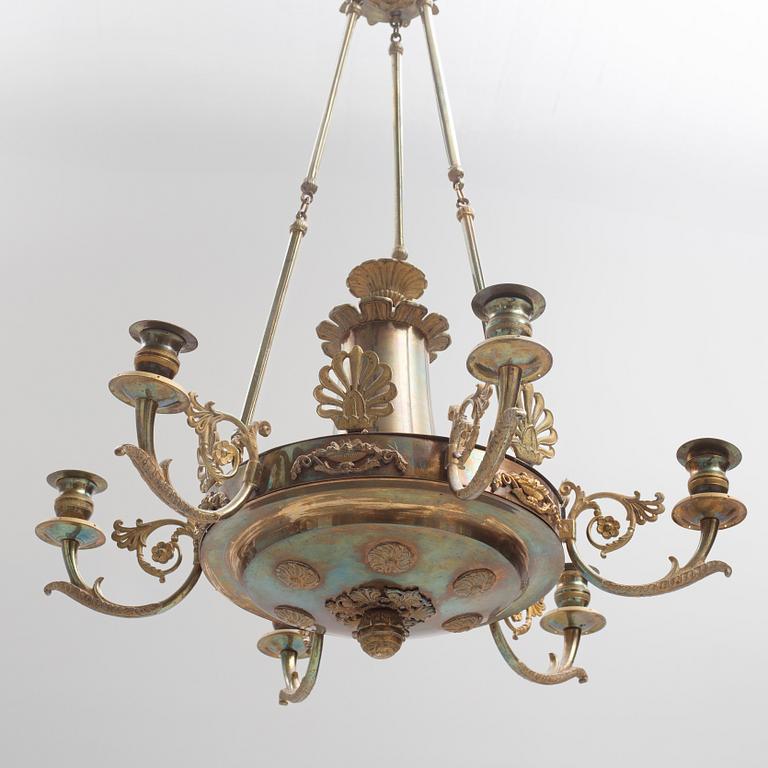 A chandelier, second half of the 19th century.