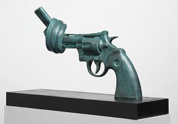 Carl Fredrik Reuterswärd, "Non Violence".