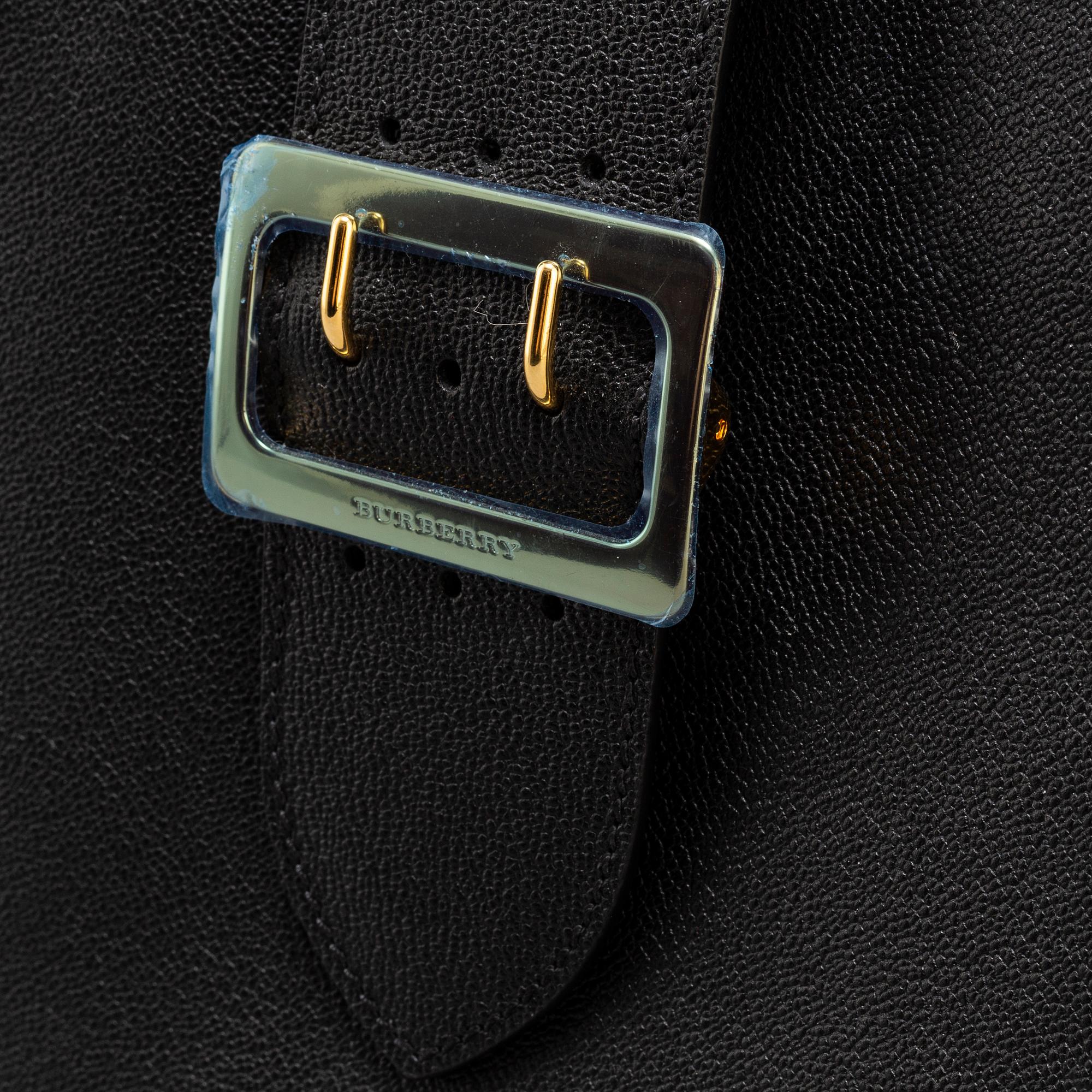 A Burberry Soft Grain Medium Buckle Tote.