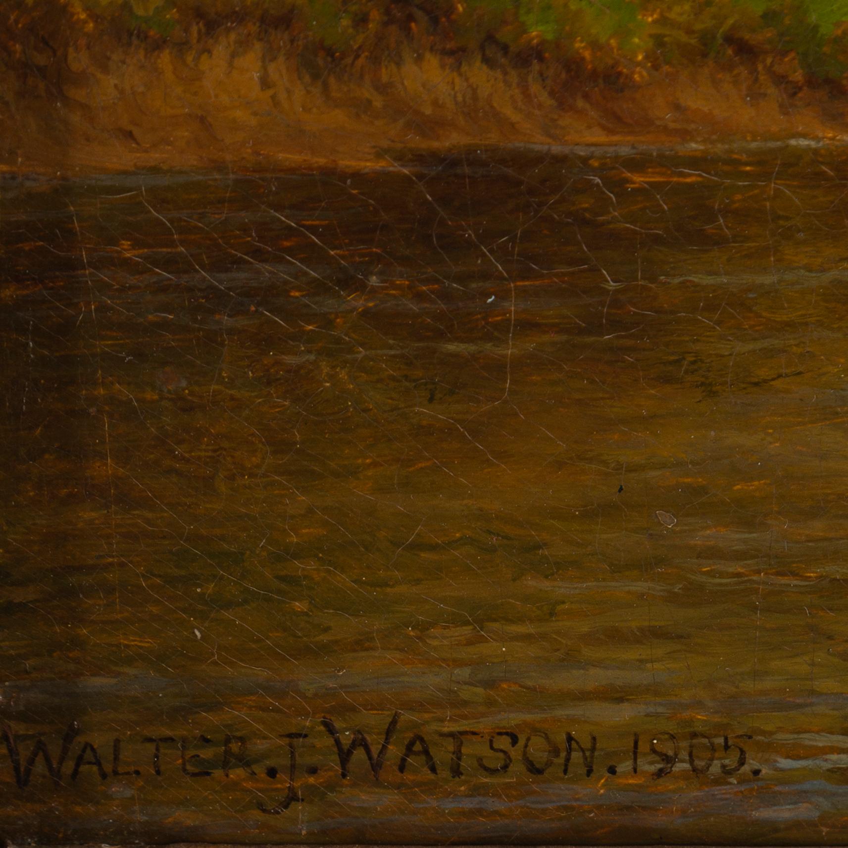 Walter J Watson, oil on canvas, signed and dated 1905.