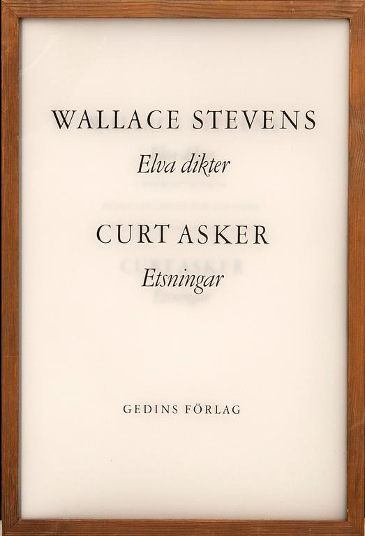 Wallace stevens/Curt Asker "Elva dikter".