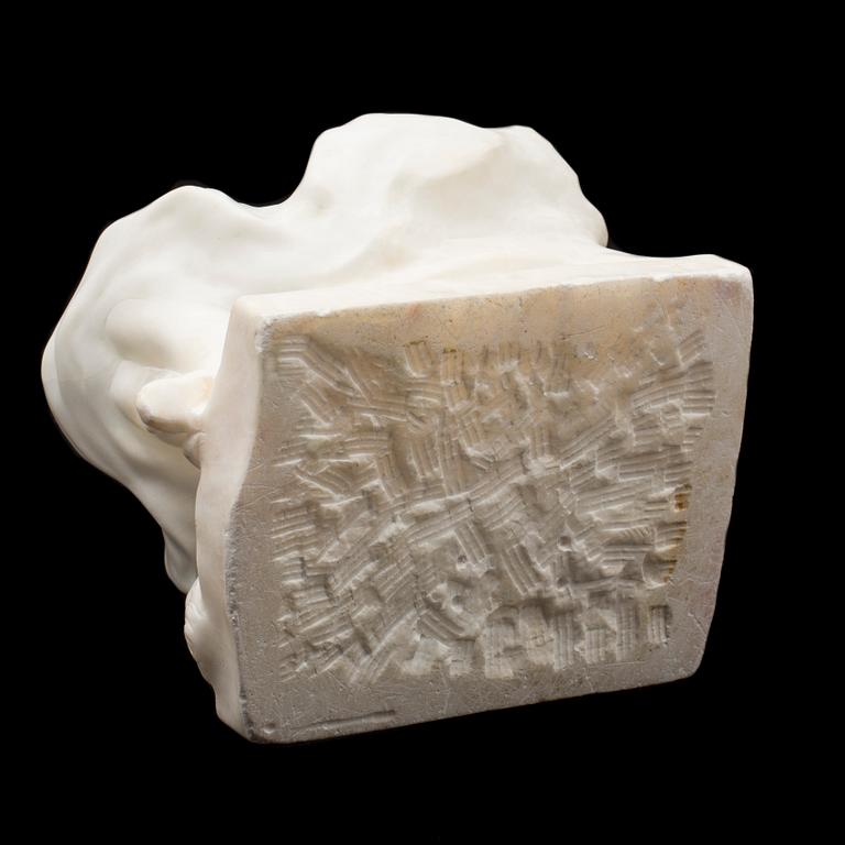 SKULPTUR, alabaster. 18/1900-tal.
