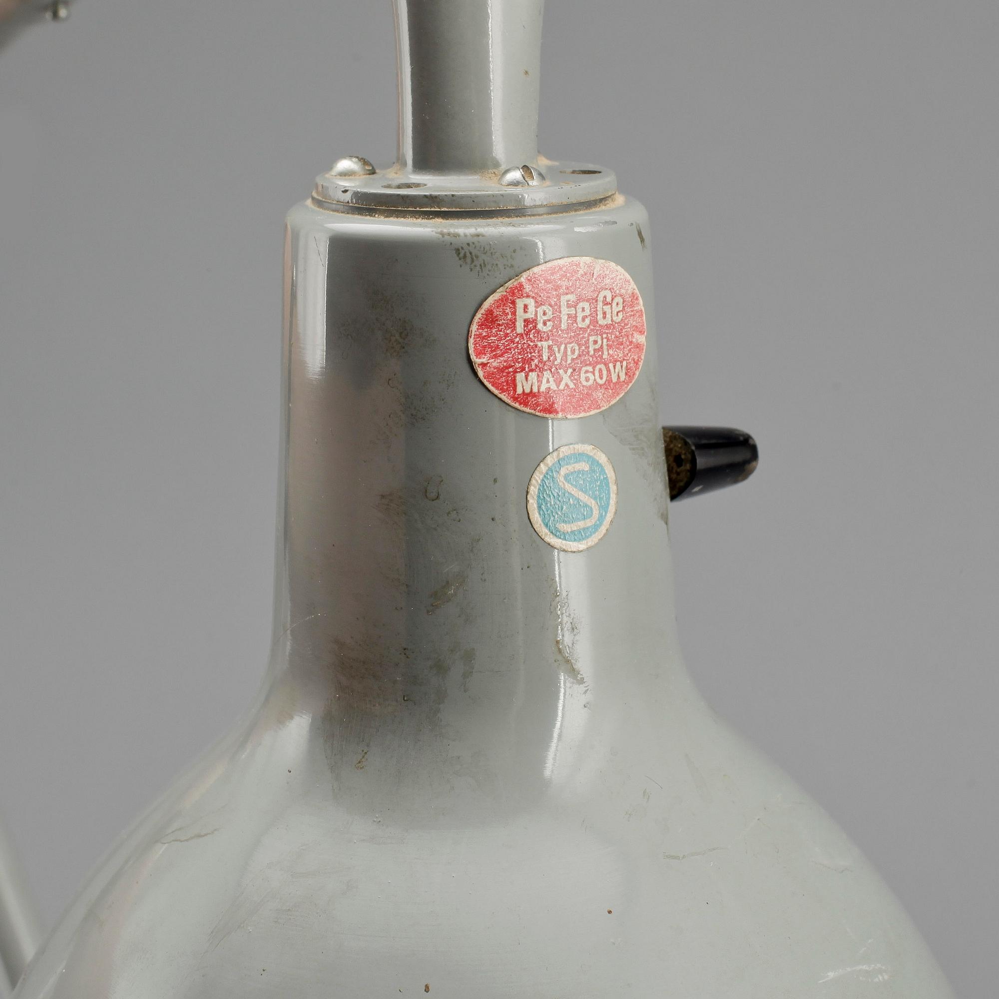 BORDSLAMPA, Pefege, 1930/40-tal.