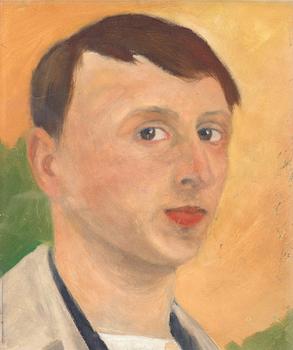 187. Karl Isakson, Self portrait.