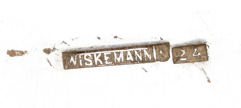 VINKYLARE, nysilver, sign Wiskemann, 1900-tal.