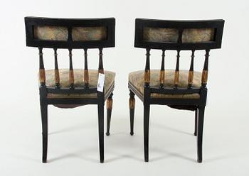 STOLAR, ett par, gustaviansk stil.