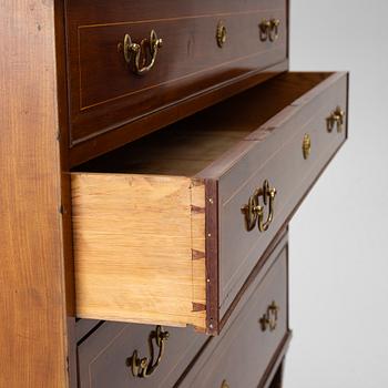 Writing desk, Late Gustavian Stockholm work by Isac Löfgren (master 1804–1816),