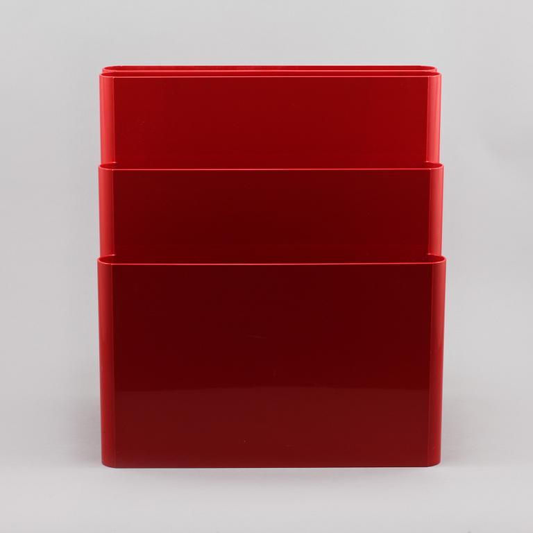 TIDNINGSSTÄLL, plast, Giotto Stoppino, Kartell, Italien, 1900-talets andra hälft.