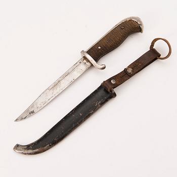 A Finnish military NCO knife, first half of 20th Century.