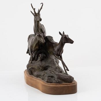 Kent Ullberg, 'Pronghorn pyramid'.